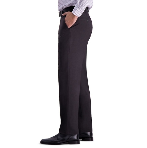Mens Haggar Premium Comfort Straight-fit Flat-front dress pants - Picture 3 of 9